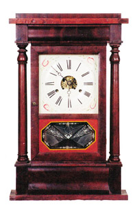 Sperry &amp; Shaw, New York column clock — Antique Clocks Price Guide