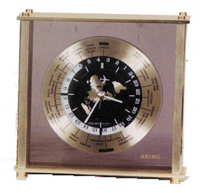 Seiko quartz, World Time Clock. — Antique Clocks Price Guide