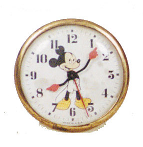 Mickey Mouse alarm clock. — Antique Clocks Price Guide