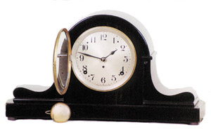 Seth Thomas tambour case clock — Antique Clocks Price Guide