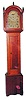 Seth Thomas, "Plymouth" on the dial of this ca 1813-1823 tall clock.