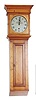 English Dial clock, ca 1840.