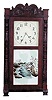 Seth Thomas "Centennial" column and splat clock, ca 1900.