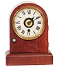Seth Thomas miniature 9 1/2 inch cottage clock, ca 1863.