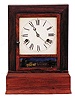 Atkins, Whiting & Co.12 inch shelf clock, ca 1850.