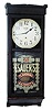 New Haven wall clock, "No. 3043", ca 1917, with the famous "Sauer's" advertising glass.