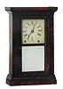 Sperry & Shaw, New York, ca 1840's, ripple case shelf clock.