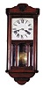 Junghans box clock in a miniature case, only 24 inches high.