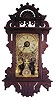 Seth Thomas, "Hanging Eclipse", or "Balltop" clock, ca around 1900.