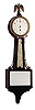 Chelsea (Tiffany) Willard banjo clock, without a movement.