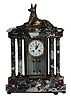 French crystal regulator - statue clock.