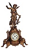 Ansonia Clock Co. statue clock, "Olympia and Chloris", ca 1904.