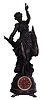 French statue clock.
