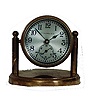 Desk clock on a swivel base., Chelsea Clock Co., Boston