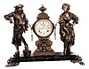 Ansonia Clock Co., figural clock, a rare model, "Melody & Motion", ca 1894.