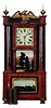 Hollow Column column and splat shelf clock