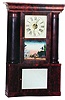 Chauncey Jerome column clock, ca 1843.