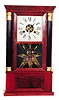 American column clock, Ca 1850-1856.