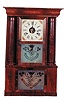 Clark, Gilbert & Co. column clock, ca 1841-1845.