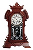 Ansonia Clock Co. walnut mantle clock, "Ohio", ca 1891.