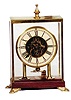 French clock with exposed movement,