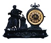 Ansonia Clock Co. figural clock, "Newton", ca 1894.