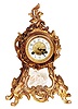 Waterbury Clock Co. metal cased clock, "Seine", ca 1905.