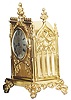 English Cathedral clock, fusee movement, time only.
