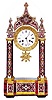 French portico or 4 column empire clock.