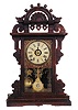 Seth Thomas "Eclipse" or Balltop shelf clock, ca 1900.