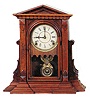 E. Ingraham Co. cabinet clock, "Tontine", ca 1886.