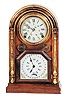 Welch, Spring & Co. "Italian No. 2", miniature double dial using the B. B. Lewis calendar. T