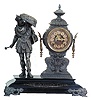 Ansonia Clock Co. figure clock, "Attila", ca 1894,