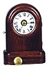 Seth Thomas Clock Co. "Tombstone" or cabinet model shelf clock, ca 1863.