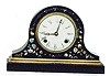 New Haven paper mache case shelf clock