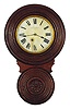 Baird Clock Co. figure eight wall clock