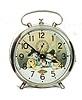 Junghans alarm clock, with animated "Beer Drinker".