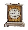 Mauthe musical carriage clock, ca 1925.