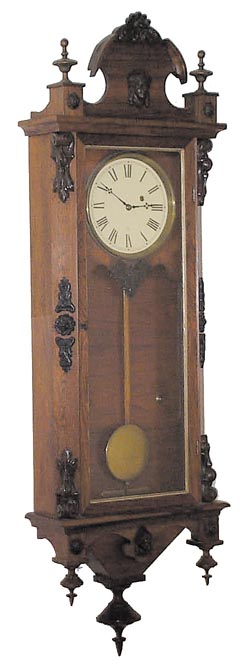 William L. Gilbert Clock Co. "Regulator No.3", ca 1875. — Antique Clocks Price Guide