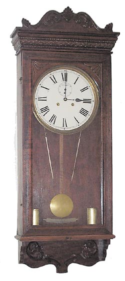 Sessions Clock Co., "Regulator No.5", ca 1904-1913. — Antique Clocks Price Guide