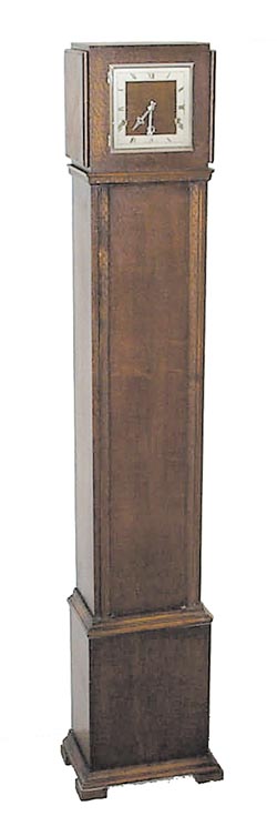 English Granddaughter clock, 56 inches high. — Antique Clocks Price Guide
