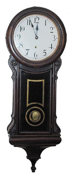 New Haven Clock Co. wall model, "Nason", ca 1913. — Antique Clocks Price Guide