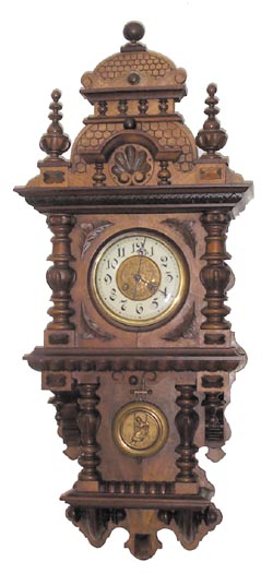 German open swing wall clock. — Antique Clocks Price Guide