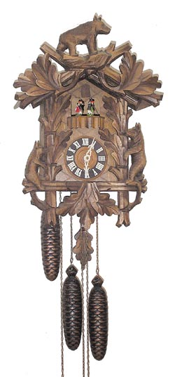 Musical cuckoo clock made in Germany by Regula. — Antique Clocks Price Guide
