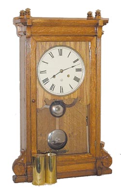Seth Thomas Clock Co .mantle clock, "Lincoln, V.P.", ca 1886. — Antique Clocks Price Guide