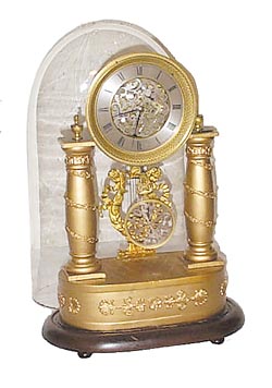 Rare, early Austrian musical skeleton clock, ca1820-1835. — Antique Clocks Price Guide