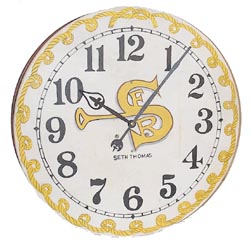 Seth Thomas Clock Co. marble front gallery clock, "No.2", ca 1904. — Antique Clocks Price Guide