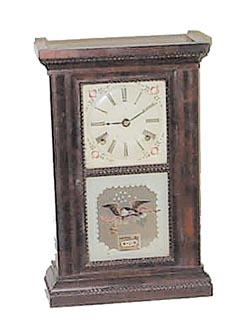 William S. Johnson, N.Y. 30 hour, double spring fusee. — Antique Clocks Price Guide