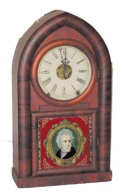 Wm. L. Gilbert Clock Co. beehive case, ca 1845. — Antique Clocks Price Guide