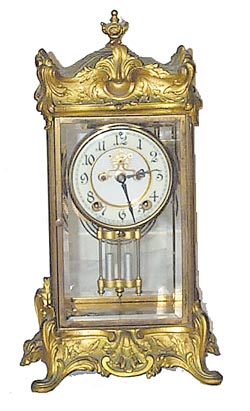 New Haven Clock Co., crystal regulator, "Thoreau", ca 1911. — Antique Clocks Price Guide
